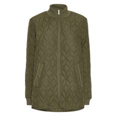 ILSE JACOBSEN ART40 quiltet jakke (ARMY)