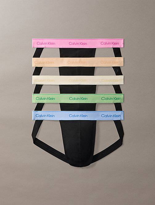 5 Pack Jock Straps - Icon Cotton Stretch Pride - Multi - S