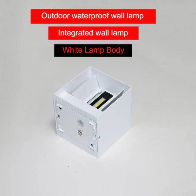 HydroProtect Vägglampa – Väderbeständig LED Belysning för Utomhusbruk - Inbyggd Vit / 6W / Varm vit(3000K)