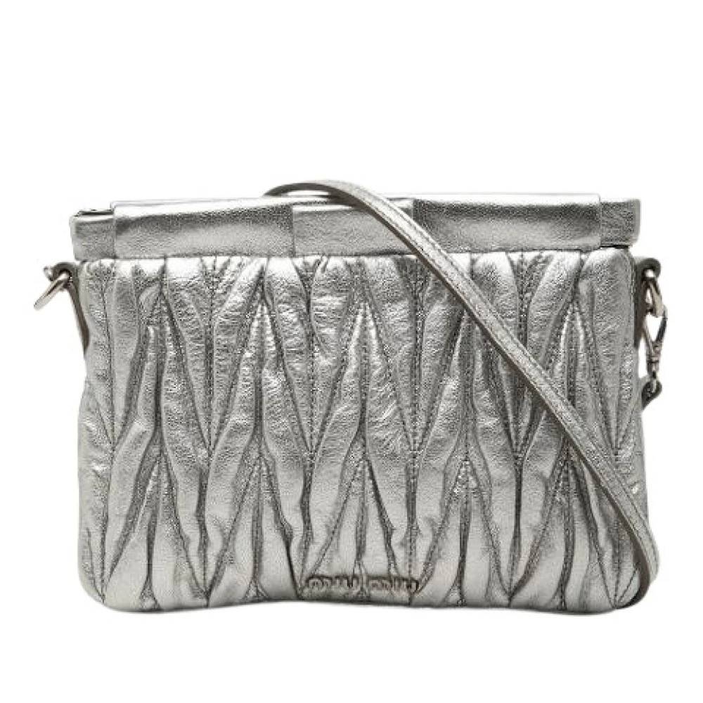 Miu Miu Pre-owned - Pre-owned Quilted Nappa Crossbody Bag Vintage - Dam - ONE Size - Läder