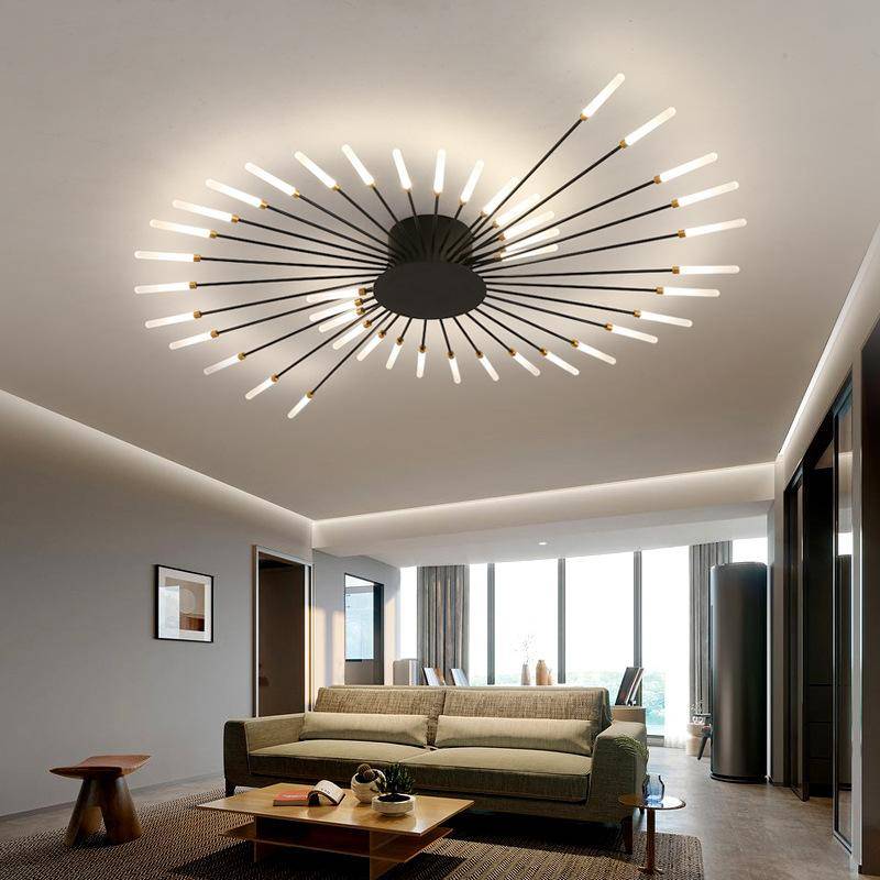 Fyrverkerier Led Ljuskrona för Vardagsrum Sovrum Hem Ljuskrona Modern Led Tak Ljuskrona Lampa Belysning Ljuskrona