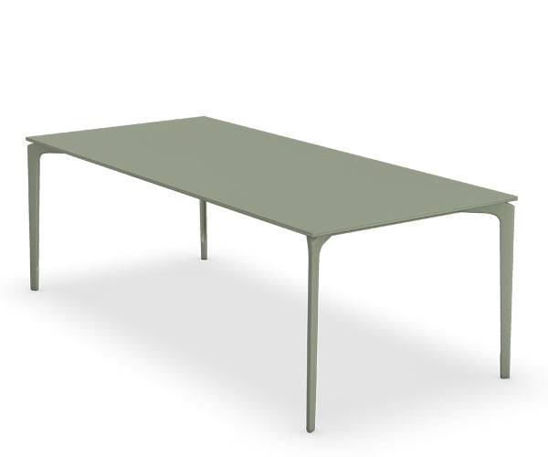 Fast Design AllSize Spisebord - 351x116cm - Té Verde Aluminium - Cemento