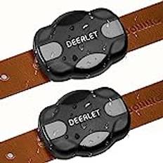 2-pack Airtag fodral för hundar – ONEONTA Airtag hund – vattentät Airtag hundhalsband – Airtag hundhänge för AirTag hundhalsband ryggsäck ultrahållbar, lämplig för halsband på alla bredder