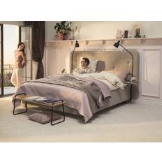JENSEN Supreme Boxmadras (Fenix Manor hovedgavl - H125 cm, B180 x L210 cm, StarRose topmadras, 1 stor topmadras)
