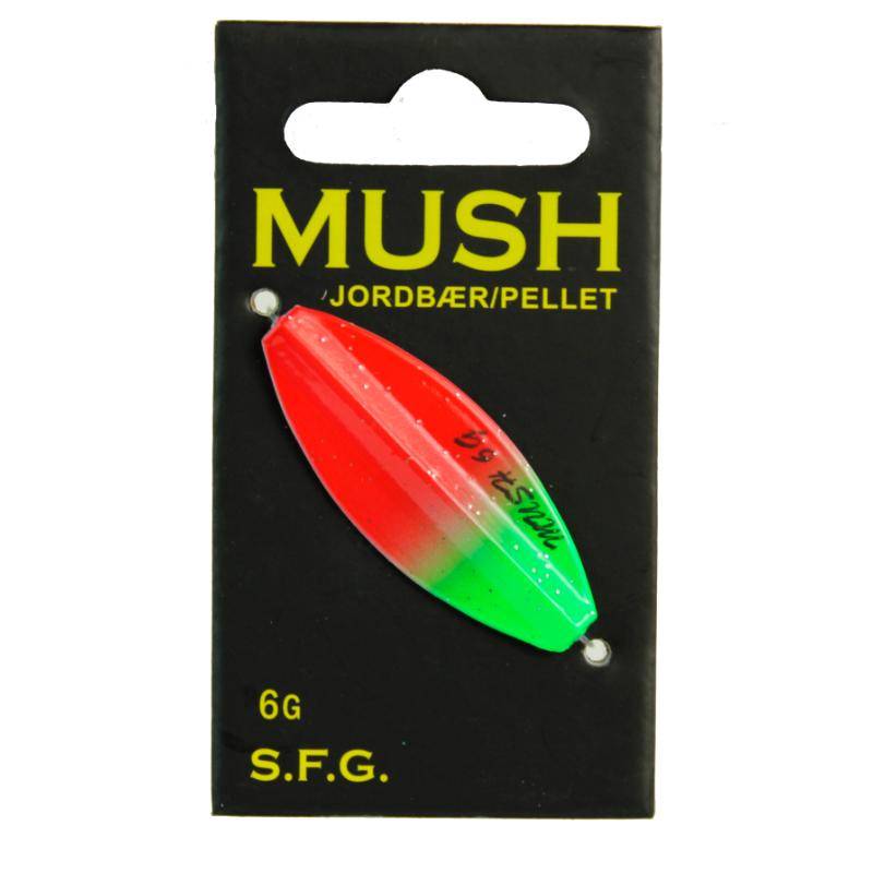 SFG Mush Gennemløbsblink Jordbær / Pellet 6g