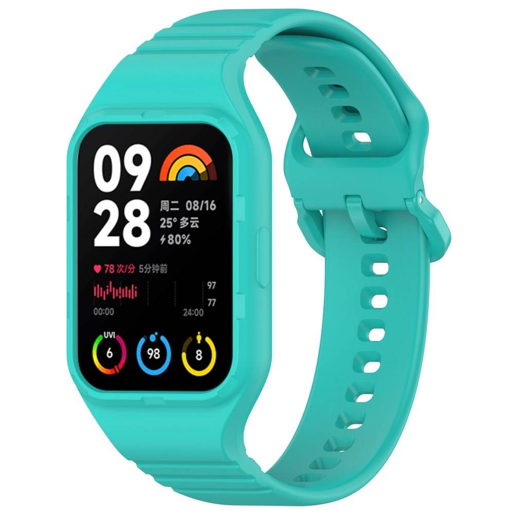Xiaomi Smart Band 8 Pro Silikon Armband - Turkos