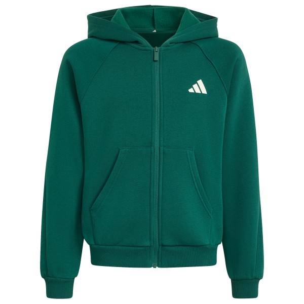 adidas Kid's Seasonals Collegiate Typography Full Zip Sweat& træningsjakke Børn størrelse 176 farve grøn