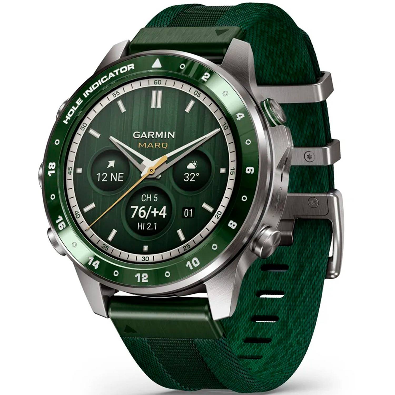 Garmin MARQ Golfer Gen 3 010-04549-50 - Herr - 47 mm - Smartklocka - Quartz med laddare - Safirglas - Svart (22 mm)