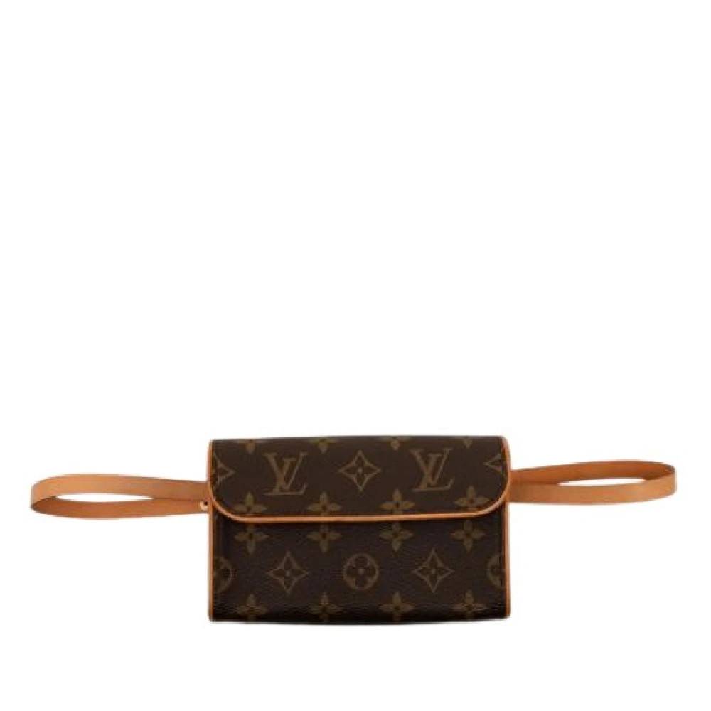 Louis Vuitton Vintage Pre-owned Pochette Florentine - Vintage - Dame - Brun - ONE SIZE - Uld