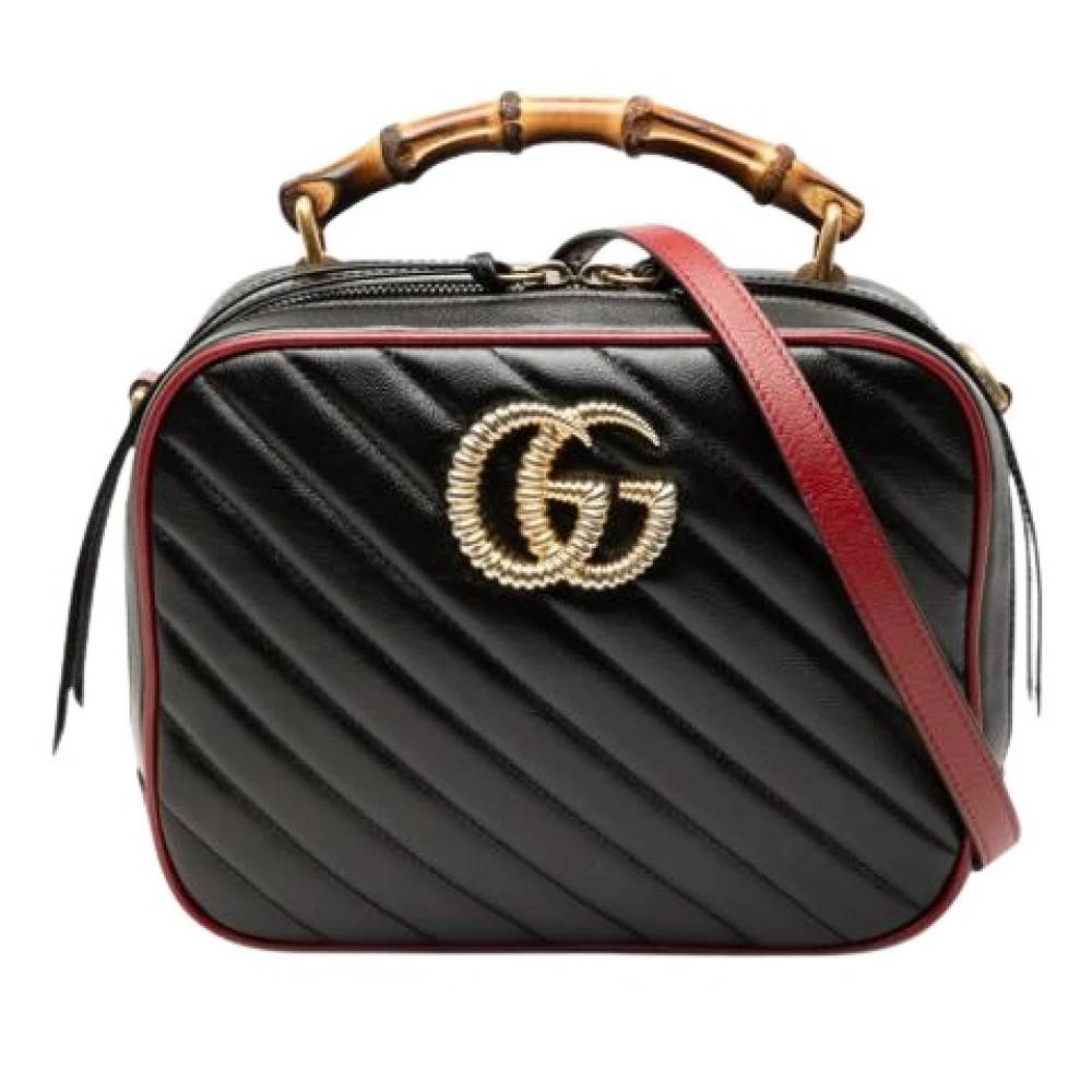 Gucci Vintage - Pre-owned Quilted Satchel Vintage - Dam - ONE Size - Läder