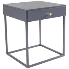 Bakal Sengebord - Beige pulverlakeret stål