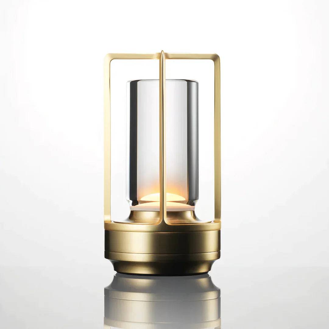 Qandlelight™ - Trådlös uppladdningsbar bordslampa - Guld
