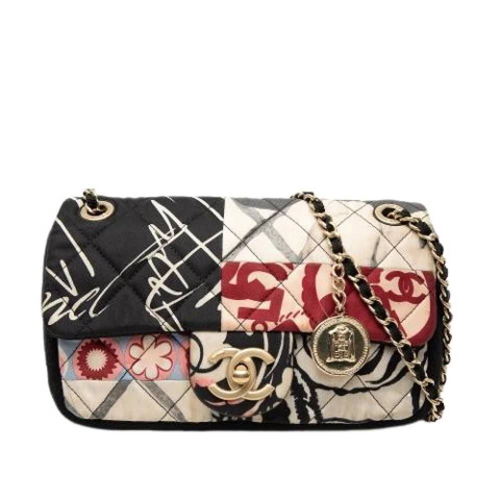 Chanel Vintage Pre-owned Vintage Skuldertaske - Vintage - Dame - Flerfarvet - ONE SIZE - Uld