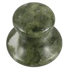 Beaupretty Jade Svampform Ansiktsmassageapparat Gua Sha För Ansikte Hudskrapningsverktyg För Skönhetsansikte Gua Sha Stone Guasha Skrapande Massageverktyg