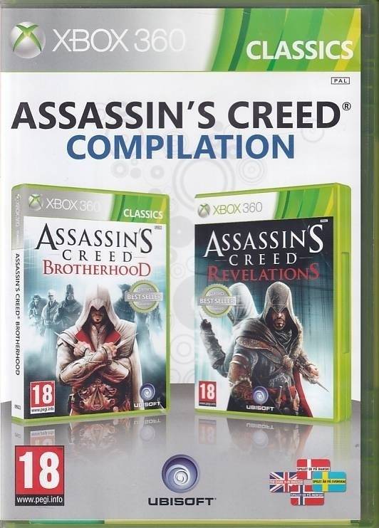Assassins Creed Brotherhood + Revelations - XBOX 360 (B Grade) (Genbrug)