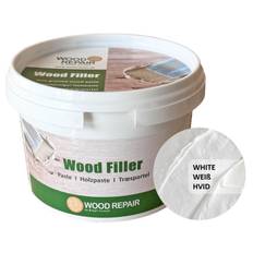 Wood Repair Spartelmasse Wood Filler Hvid, 400g