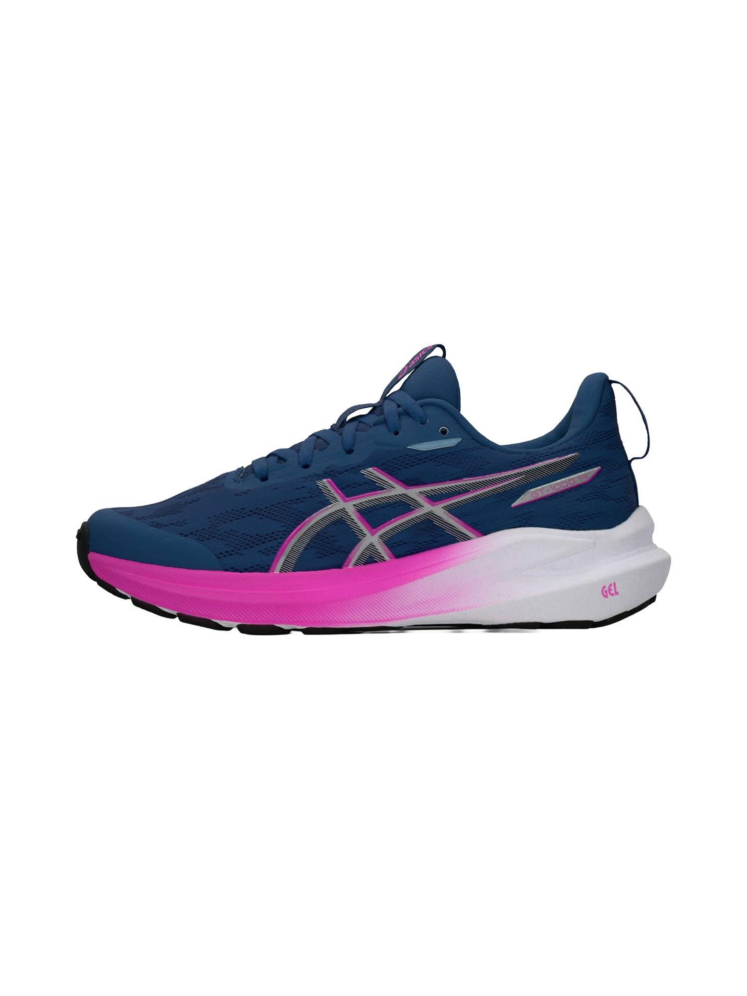 ASICS Sportsko 'GT-1000 14 GS' nattblå / rosa / silver