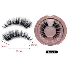 3 in 1 Magnetic Eyelashes With 5 Magnets And With Magnetic Liquid Liner + Applicator - Doha-5