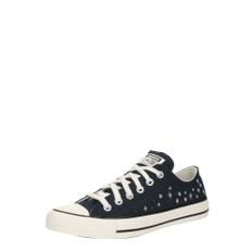 CONVERSE Sneaker low 'CHUCK TAYLOR ALL STAR'  navy / sølv - 38-38,5