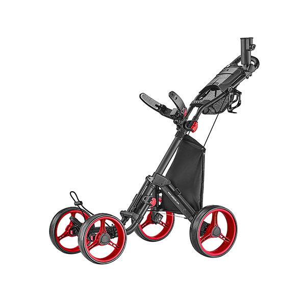 Caddytek Explorer V8 Golfvogn med 4 Hjul - Rød.