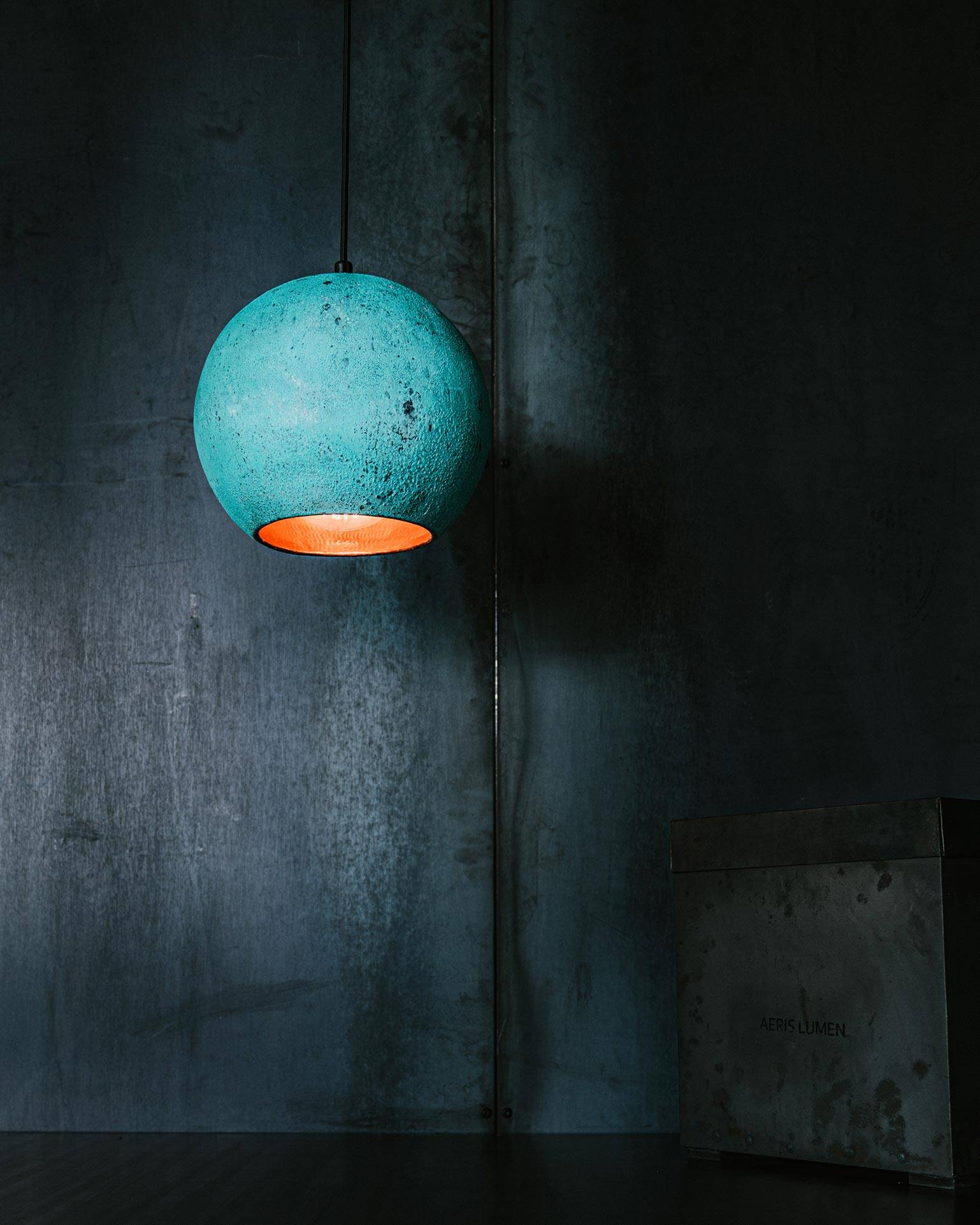 Oxideret kobberlampe 25 cm 5 meter sort (+DKK 200) Ja (+ DKK 150) Ja (+DKK 200)