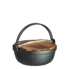 Satake Nabe Cast Iron Pot 21 Cm / 1,8 Litre Svart