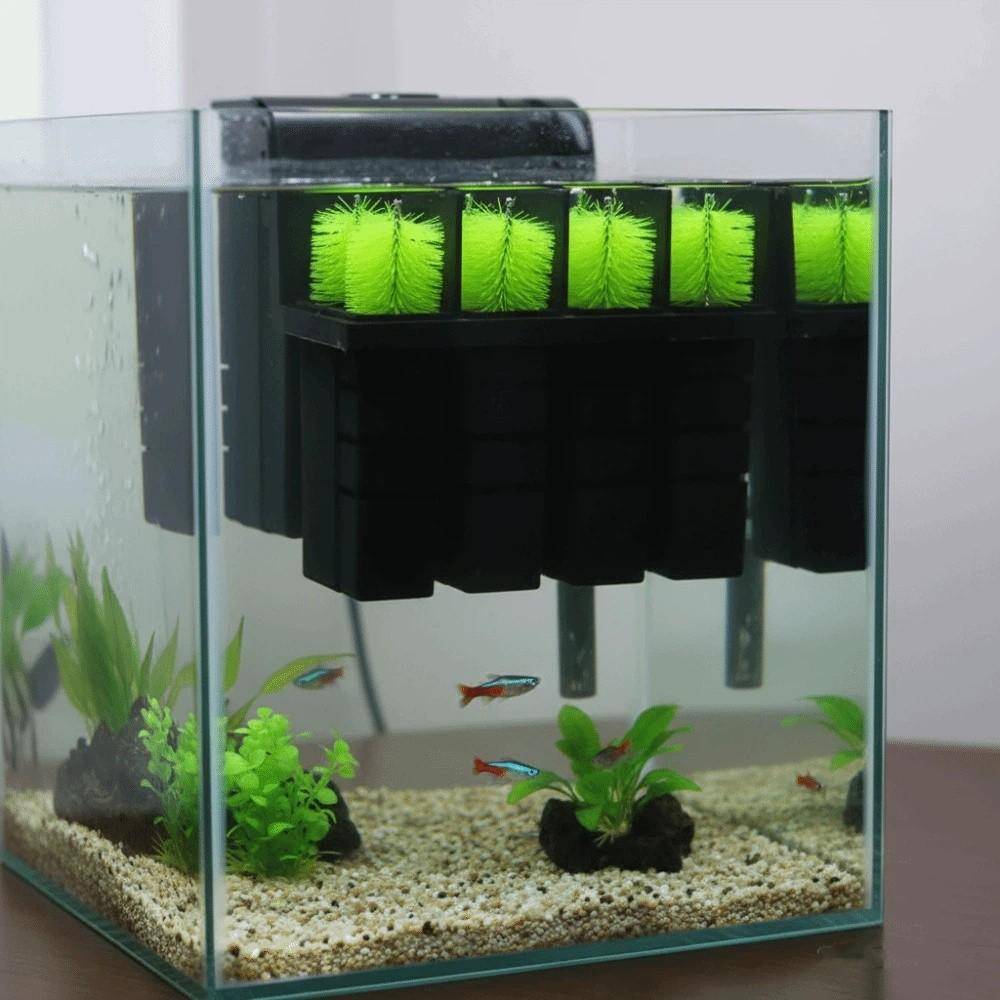 10PCS Hydrophobic Aquarium Filter Brush Fish Spawning Breeding Brush  Fish Tank Cleaning