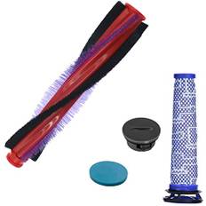JoyBros 18.5cm Bürste & Filter für Dyson V6 SV03 DC62 Slim DC58 DC59 SV073 Endkappe 963830-01 Rollbürste Zubehör (Kurzfassung Bürste)
