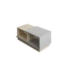 Soffbord Vaelen Travertin / Grå - Grå,Beige