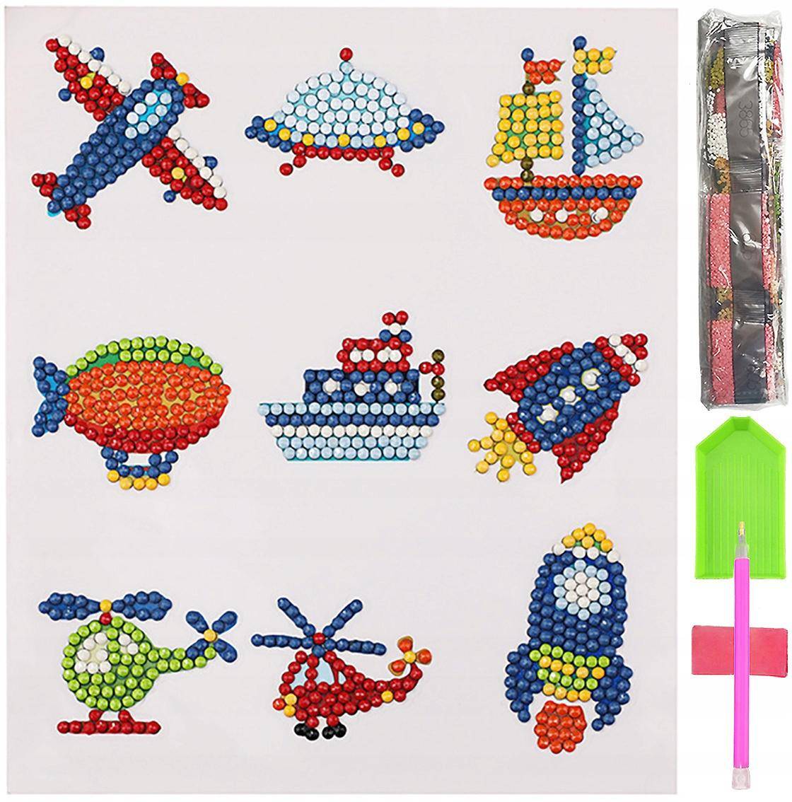 5D Diamond Embroidery Children's Set Of Puzzle Stickers