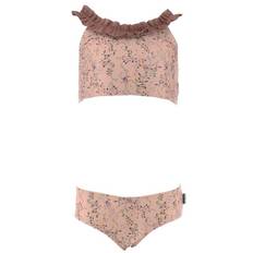 Mikk-Line Bikini - Nougat m. Blommor - Mikk-Line - 128/134 - Bikini
