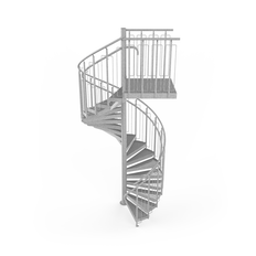 Spiraltrappa 3610 - 3900 mm Vytab