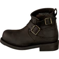 Engineer Low-3 Old crazy testa + brass, Female, Skor, Kängor och Boots, Kängor och Boots, Brun, EU 37 (EU 37)