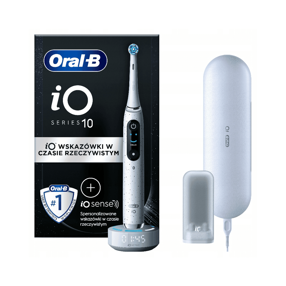 Oral-B iO10 White Spreckels Elektrisk tandbørste - 1 stk.