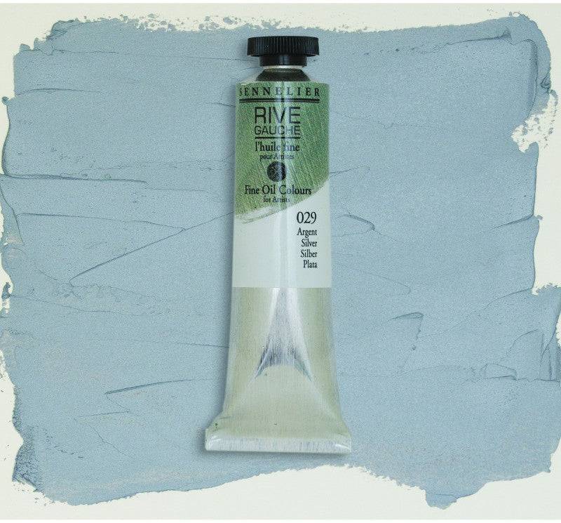 Sennelier Rive Gauche Oljefärg 40 ml Silver 029 (3F)