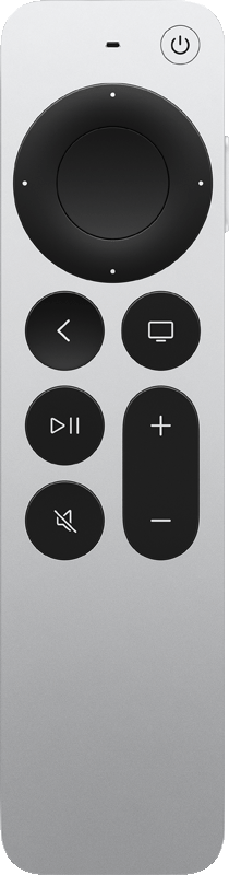 Apple Siri Remote (2022) fjärrkontoll - Svart