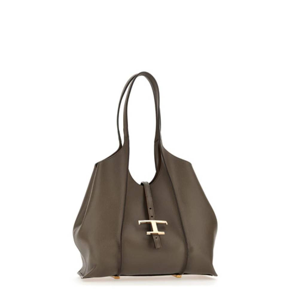 Tod's TSB Shopping Pend. T Piccola - Tasker - Dame - Grøn - ONE SIZE - Uld