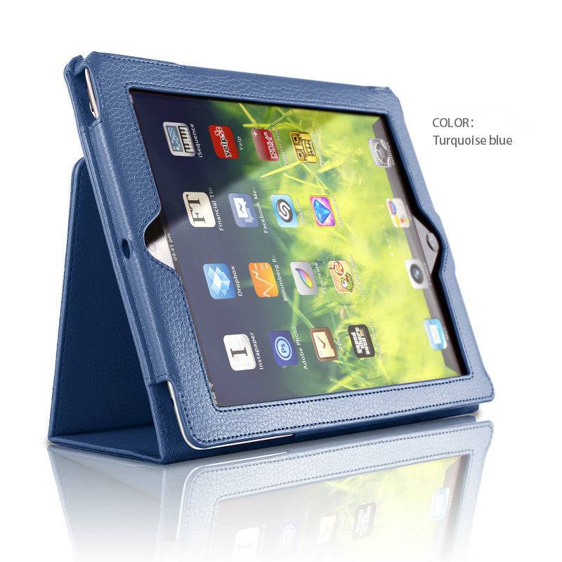 Flat protective case - Turquoise blue