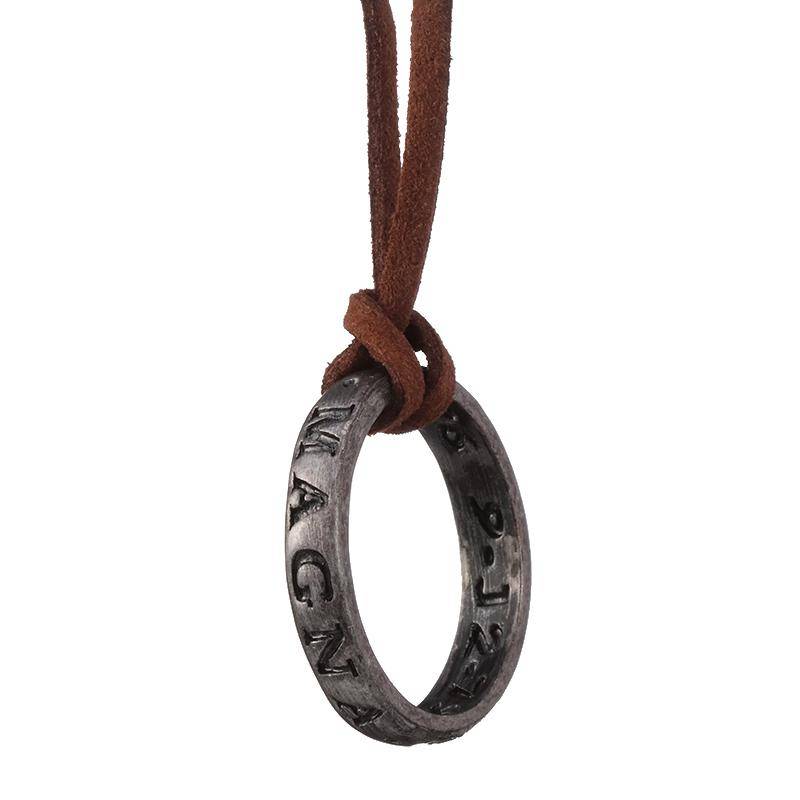 ZRM Uncharted 4 Nathan Drake Halsband Snöre Kedja Långt Smycke för Män Speltillbehör