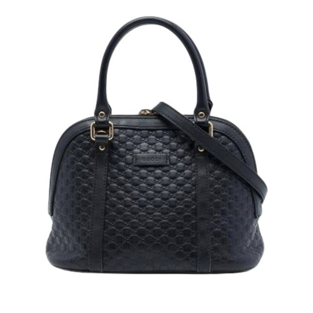 Gucci Vintage - Pre-owned Präglad Läder Satchel Vintage - Dam - ONE Size - Läder
