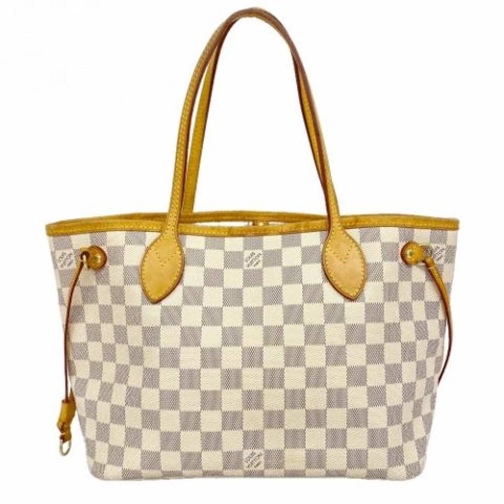 Louis Vuitton Vintage Pre-owned Canvas Tote Bag - Vintage - Dame - Hvid - ONE SIZE - Uld