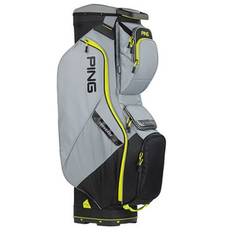 Ping Traverse Cart Bag 2023 Black/Neon/Iron