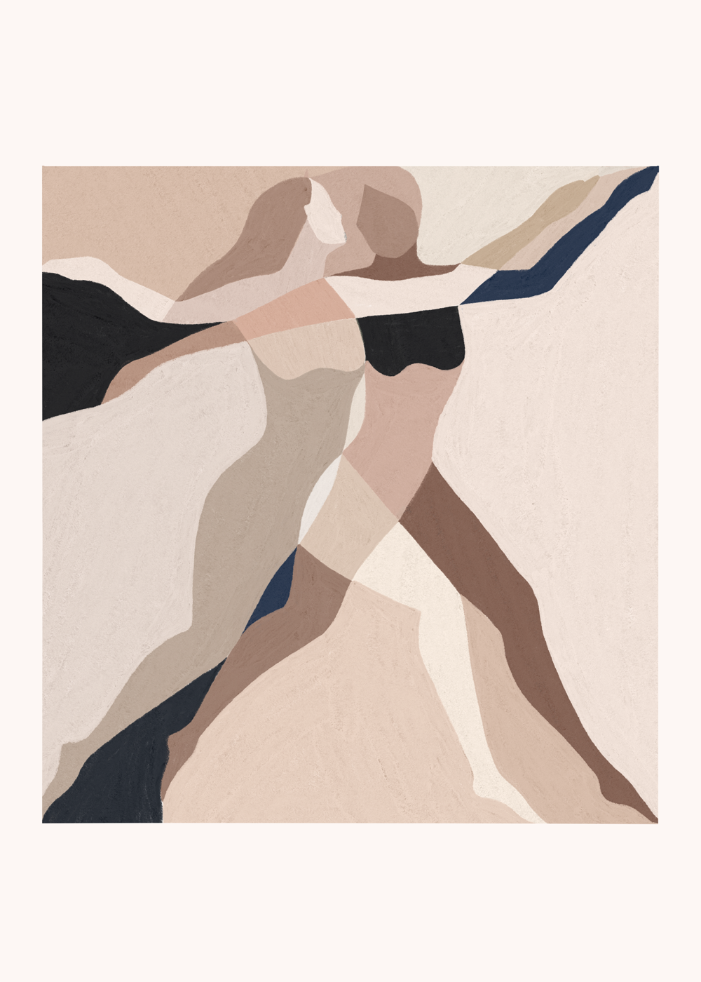Two Dancers - 50x70 cm (50x70 cm)
