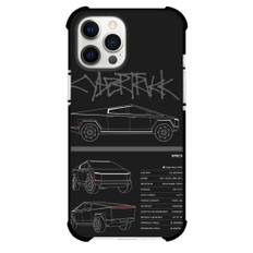 Cybertruck Case For iPhone Samsung Galaxy Pixel OnePlus Vivo Xiaomi Asus Sony Motorola Nokia - Cybertruck Specs Black Minimalist Art