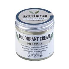 Naturlig Deo - Ekologisk Deodorantkräm Doftfri - 60 ml