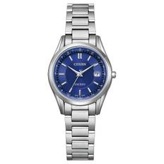 [Citizen] Exceed Pair Watch Radio Solar Date Waterproof Simple Blue ES9370-62L Women's Silver