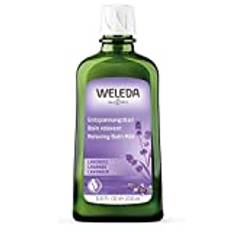 WELEDA Bio Lavendel Entspannungsbad, Naturkosmetik Gesundheitsbad mit echtem Lavendelöl zur Beruhigung der Sinne und für guten Schlaf (1 x 200 ml)