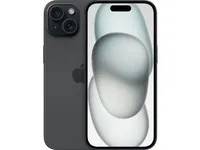 Apple iPhone 15 - 5G smartphone - dual-SIM / Internminne 128 GB - OLED-skärm - 6.1 - 2556 x 1179 pixlar - 2 bakre kameror 48 MP, 12 MP - front camera 12 MP - svart