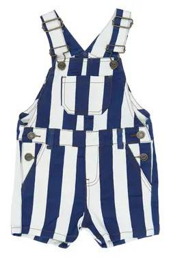 Silan Hängselbyxor - True Blue Striped