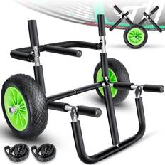 Transportvogn Til 2x Surfbræt / SUP Med Gummihjul - Letvægt & Foldbar - Lastkapacitet 45 kg - Hurtig levering